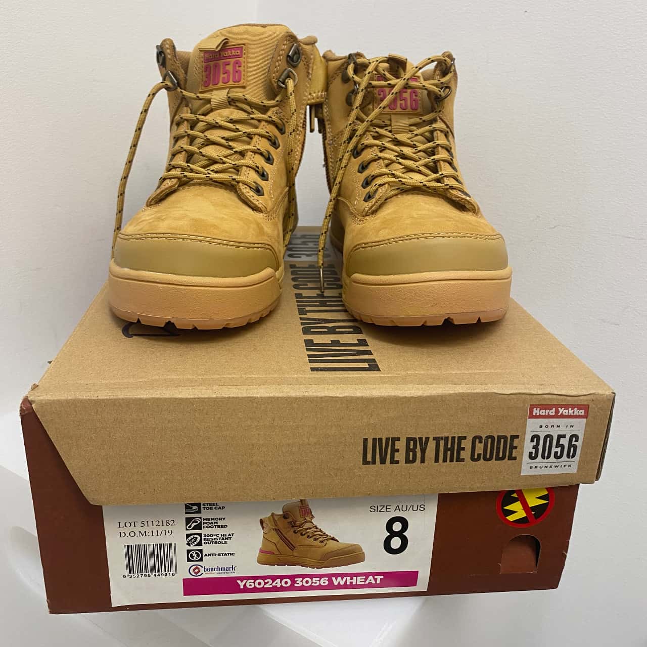 Hard Yakka Wheat 3056 Steel Cap Boot. Size 8.(s) - Used As New | Salvos ...