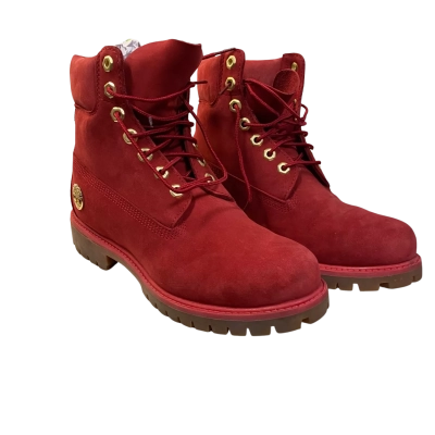 New Timberland Mens Size 7 Red Shoes