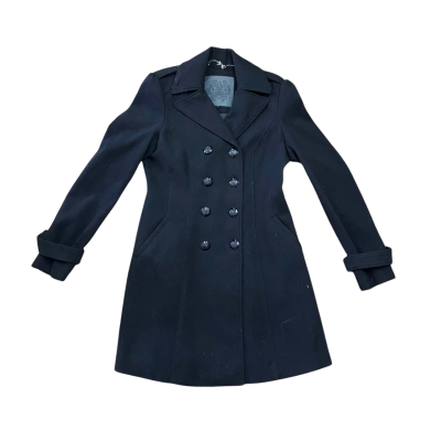 Forever New Black Trenchcoat Size 10  