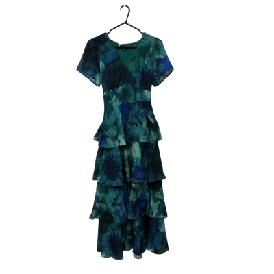   Ador Womens   Cocktail / Party Dress Blue Green / Multicoloured  Size XS