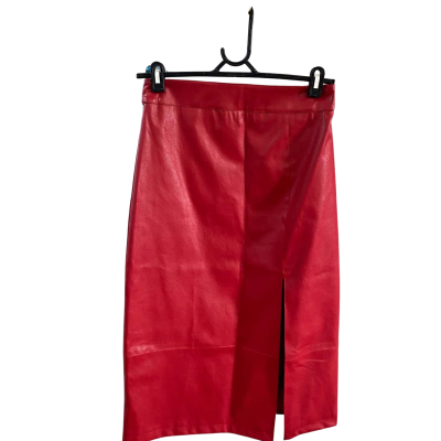Glamorous Womens red skirt with slit Size 10 