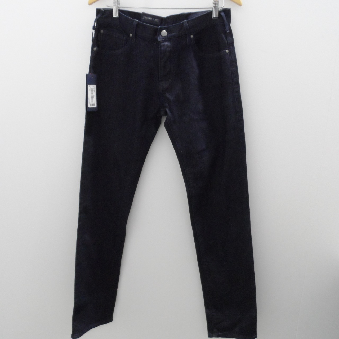 Armani Jeans J28 Mens Size 32 Slim Fit Jeans Indigo Blue New with Tags(s)