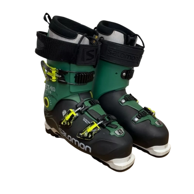 Saloman Quest Pro 110 Green Mens Ski Boots size 28.5