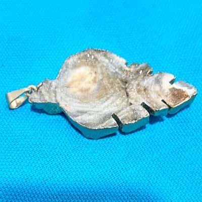 Boho Crystal Rock Pendant 