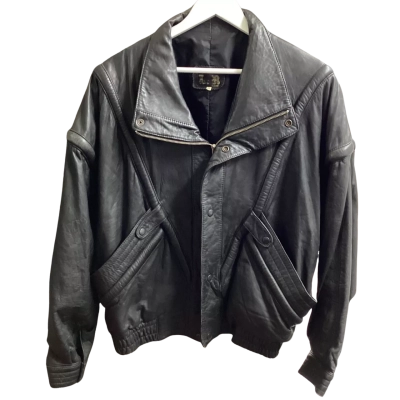 Vintage L&R Leather Motocycle Jacket - Size XL