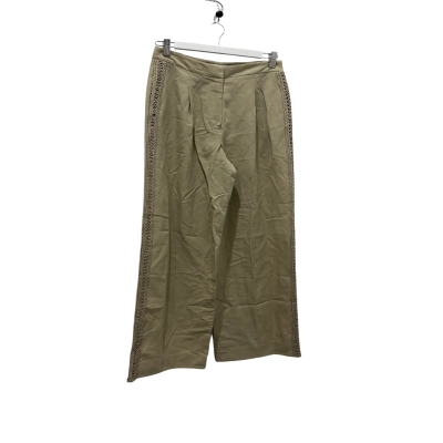 Jonathan Simkhai Womens  Size 4 Wide Leg Pants Beige 