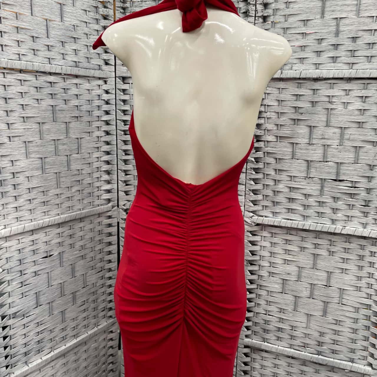Club L Womens Size 10 Bodycon Dress / Maxi Dress Red (s)