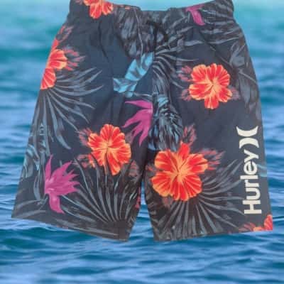Hurley Kids  Size 8-10 yr old (128-132cm) Shorts Blue / Navy Blue / Pattern 