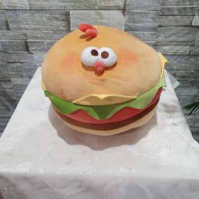dundun fast-food lunch box chicken burger plush toy