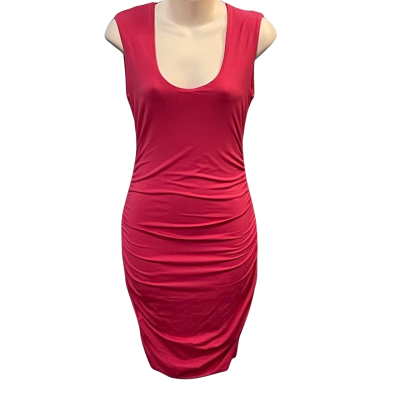 Kookai Womens Size 10 Bodycon/Mini/Sleeveless Dress Pink