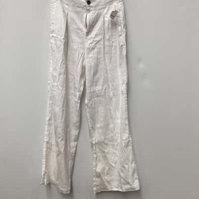New - Halston  Womens  Size 10 White pants 