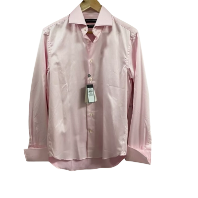 Rhodes & Beckett Mens  Size 38 Hand Tailored Slim Fit Shirt Pink