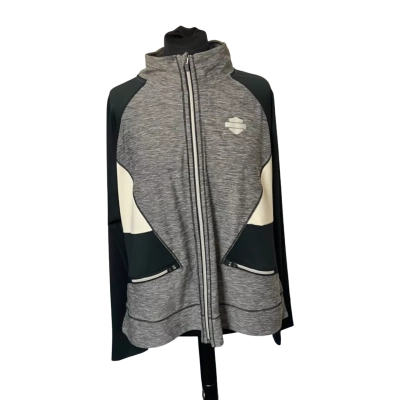 Harley Davidson Mens  Size XXL Grey / Navy Blue / White 