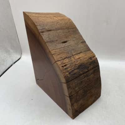 Chunky Polished Wood Bookends RUSTIC brica2