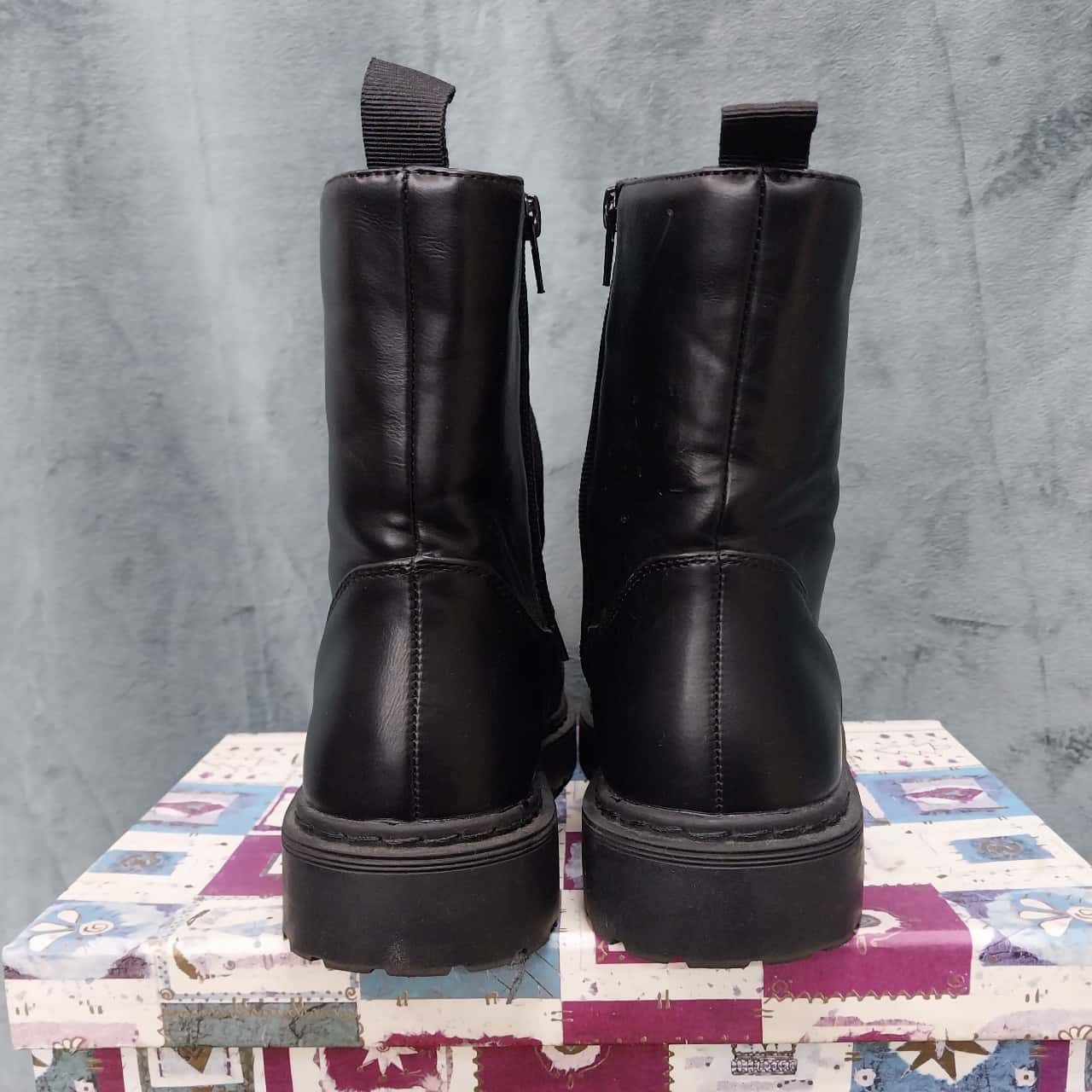 Rubi ladies boots, Size 41,Black,leather.(s)