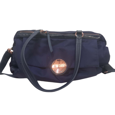 Womens Mimco Navy Blue Duffle Bag 