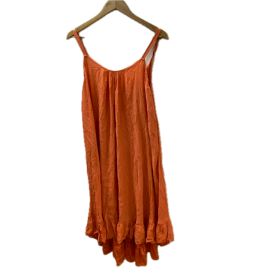 Istana Womens Sleeveless Dress Size M  Orange