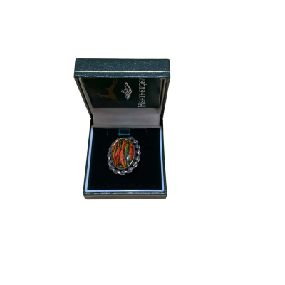 Heathergems Celtic Unisex Brooch Multicoloured 