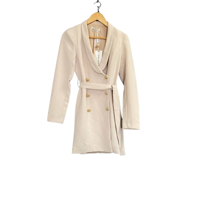 Fresh Soul Blazer Dress Size 8 Nude 