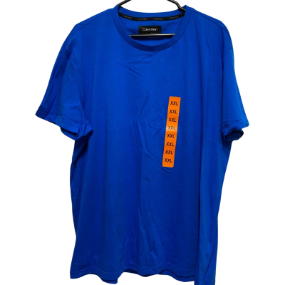 Calvin Klein Mens  Size XL Short Sleeve T-shirt Blue 