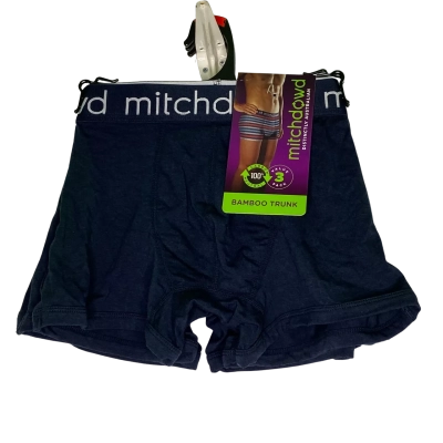  Mitchdown Mens  Size M Navy Blue / White 