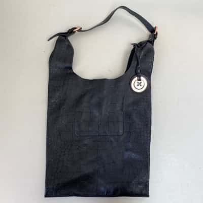 Mimco Black Leather Handbag