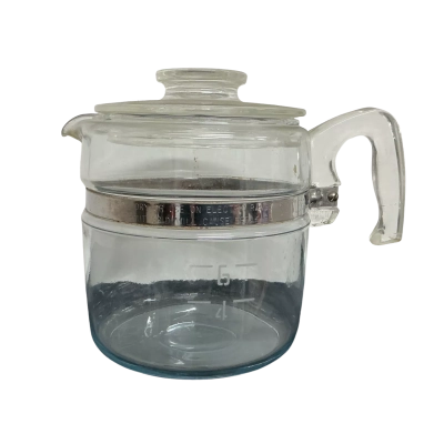 Vintage PYREX 7756-N21 Glass Coffee Pot
