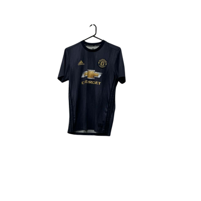Adidas Mens Manchester United  T Shirt   Blue  Size M 