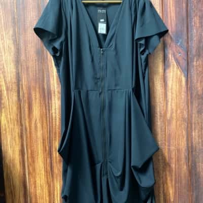 City Chic  tunic dress   Size XL smoky Grey  new 
