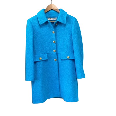 Zara Womens  Size M Winter Jacket Blue RRP $219