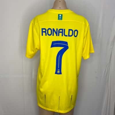 Al Nassr 2023/24 Nike home jersey. Ronaldo 7. Size L 