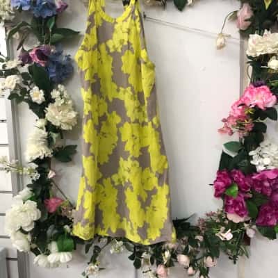 Saba Size 10 Silk Mini Dress 