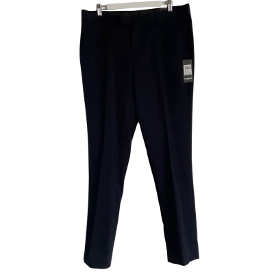 New Connor Mens  Size 35 Dress Pants Navy Blue 