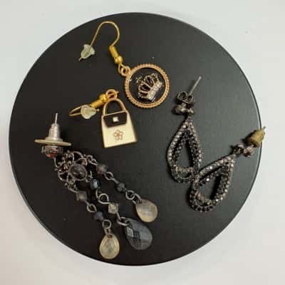 Trio Costume Earrings Royal Collection 