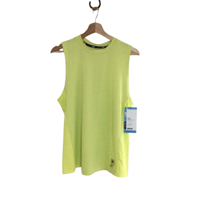 2XU Women's Size M Sports Tank Top Yellow 