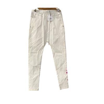 Picnic Womens  Size 8 / XS Ankle Length jogger Pants White 