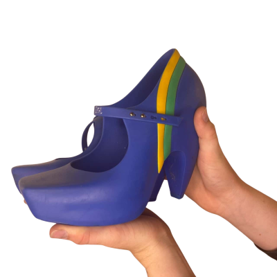 Melissa Womens  Size 7 Heels Blue 