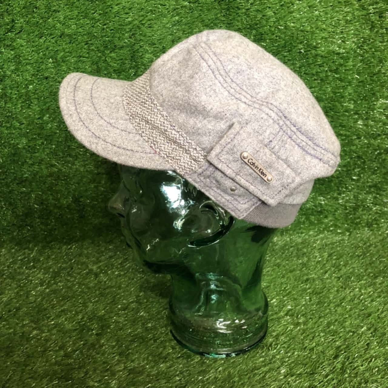 calvin klein cap grey