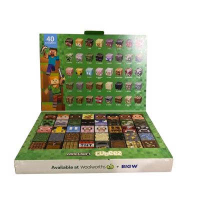 Minecraft Cubeez Complete Set in Display Box 