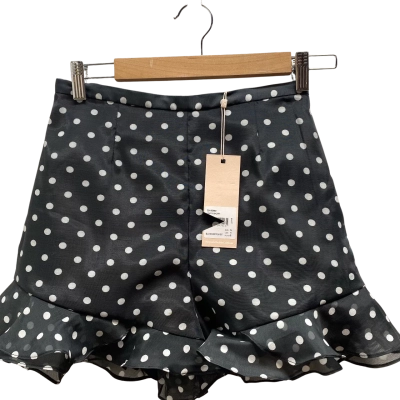 Keepsake the Label Womens  Size S Black Polka Dot Shorts