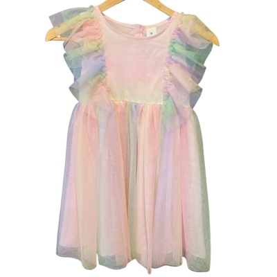 Target Kids Size 7 Rainbow Dress