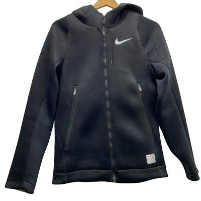 Nike Mens  Size S Front Zipper/ Hood Jacket Black  