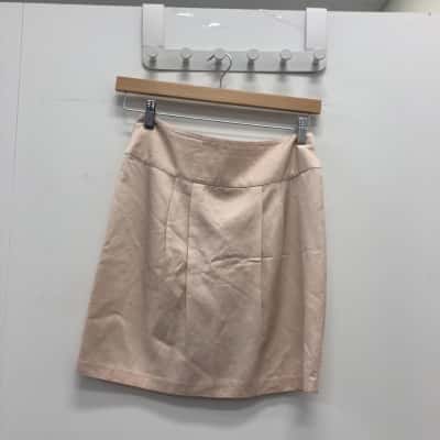 Forever New Womens  Size 8 Mini Skirt Cream 