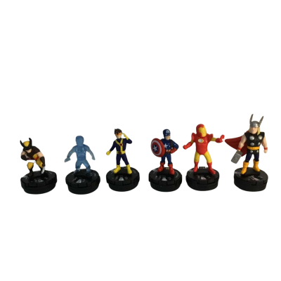 Action Figures as pictured Approx 4 x 8 cm