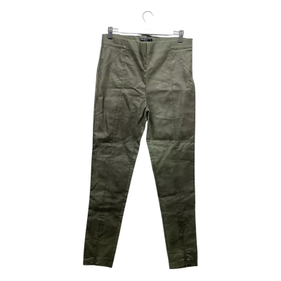 Fate & Becker ‘The Past Pant’ Size 12 Khaki Slim-Leg Pants NEW
