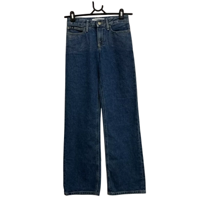 Calvin Klein Jeans Kids  Size 12 Jeans Blue w Silver Sparkles