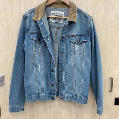  Mens Soulstar & Co Size M Denim Jacket Blue 