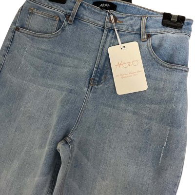 Motto Womens  Size 10 Straight Leg Jeans Blue 
