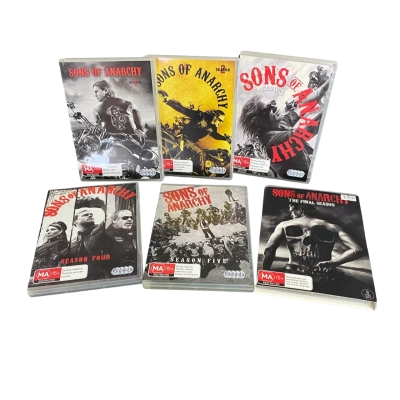 Sons of Anarchy Seasons 1, 2, 3, 4, 5 & Final - DVD x 6 Bundle