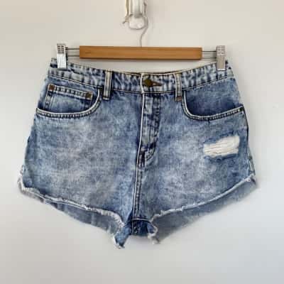 Billabong Blue Denim Shorts Size 28 